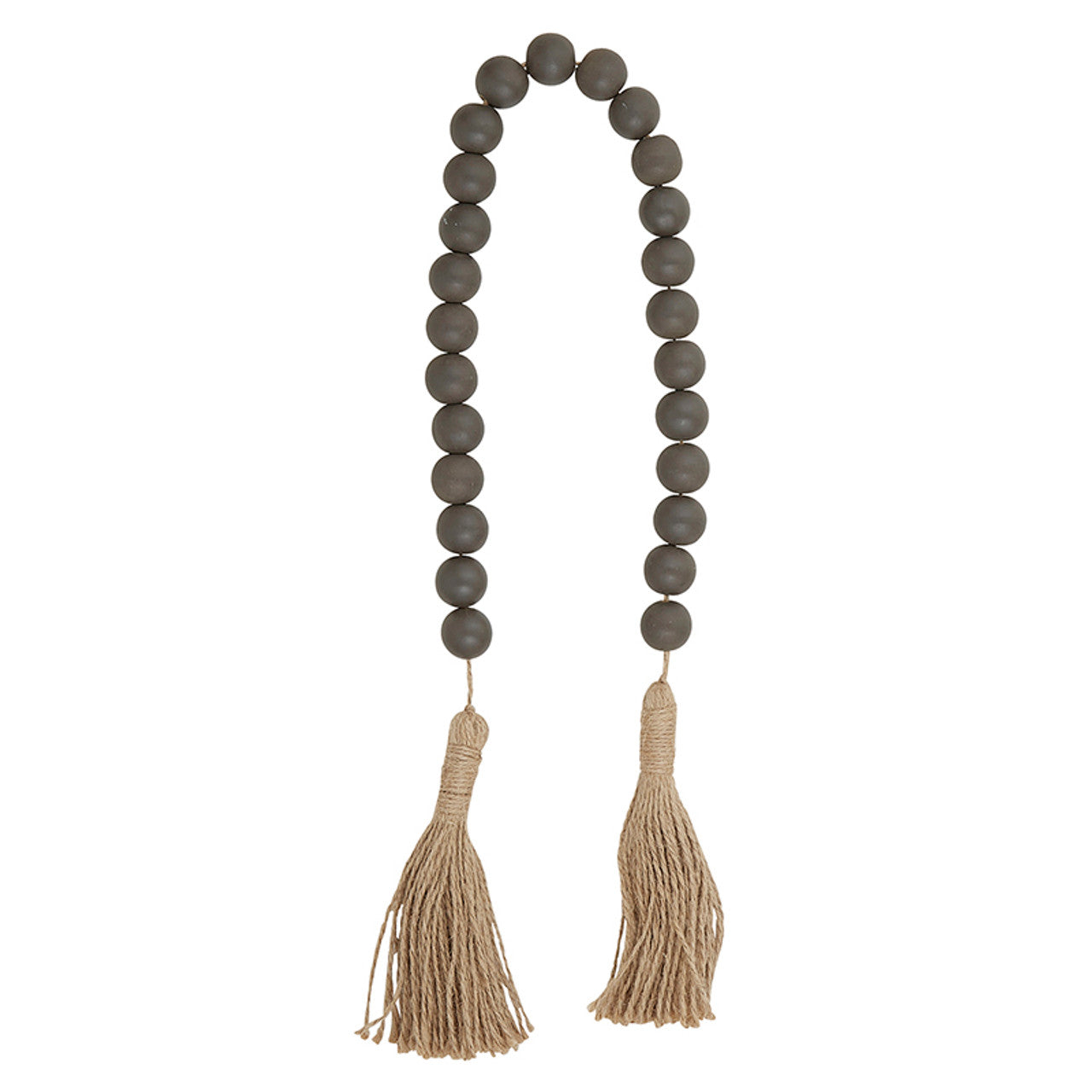 Charcoal Beads Wood
