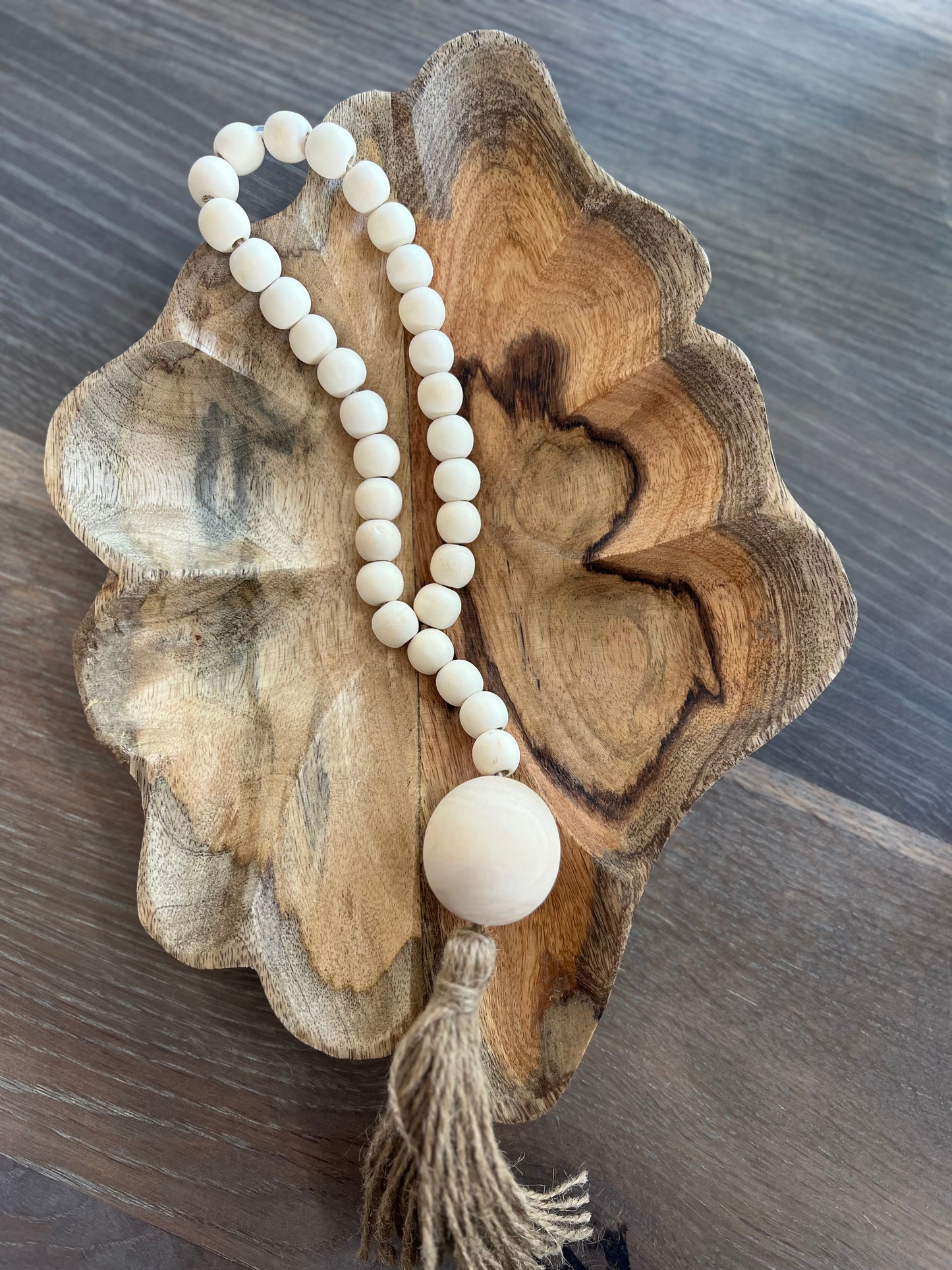 Jute Tassel Beads