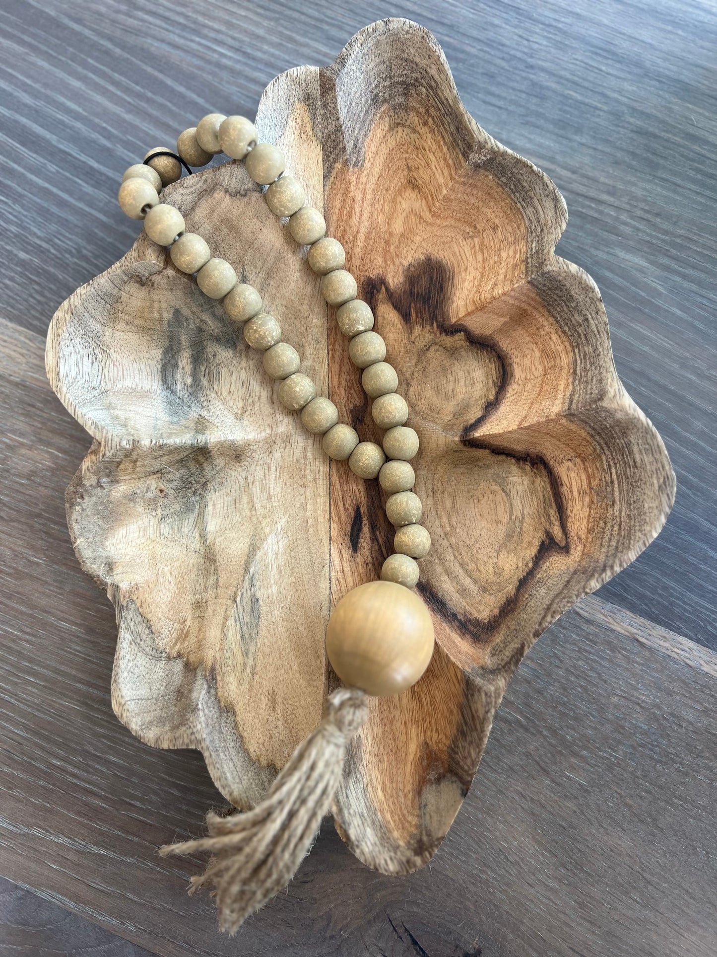 Jute Tassel Beads