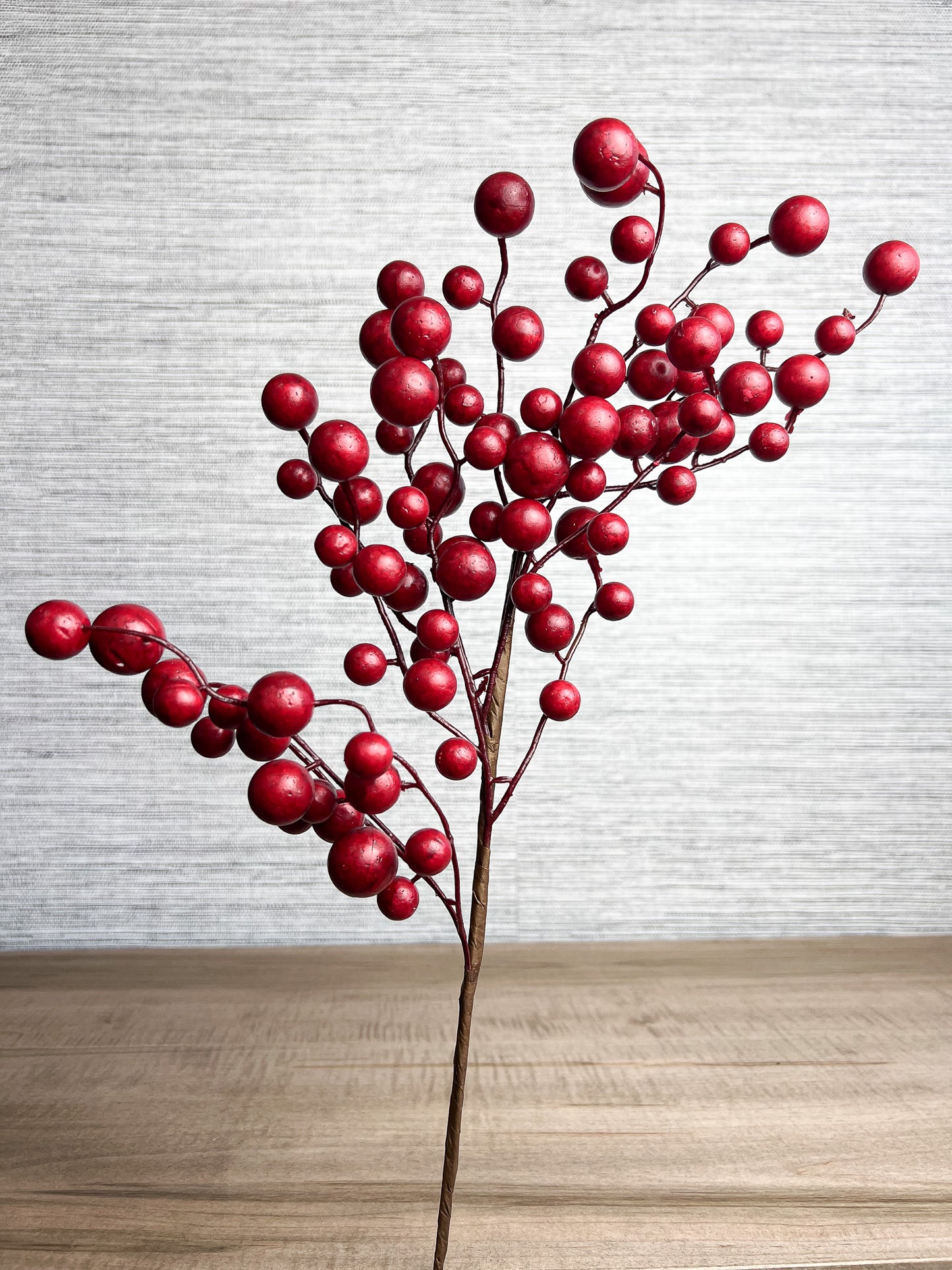 17" Berry Picks Matte Red