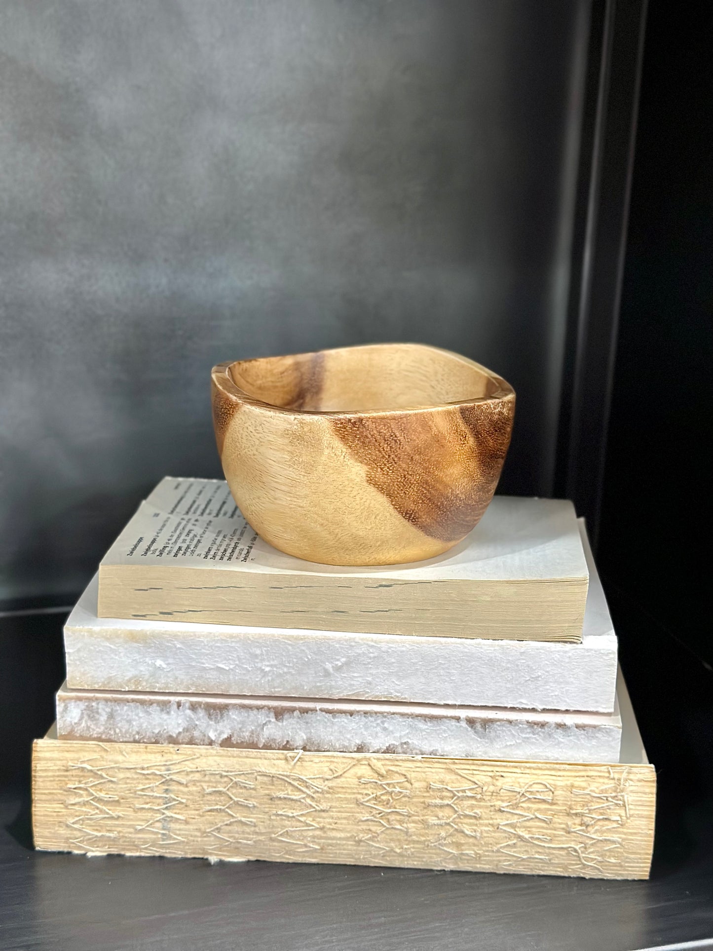 Acacia Wood Bowl 4x2