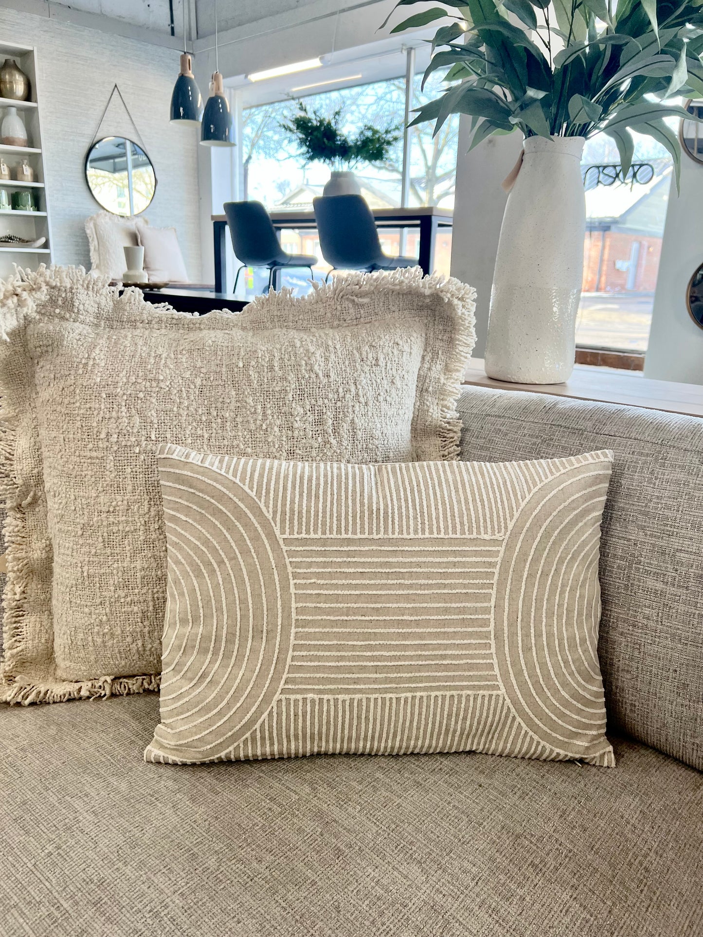 20" x 14" Cotton Blend W/Stripes