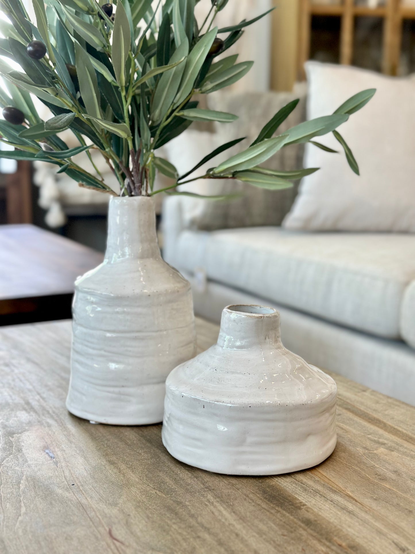 Wide Organic Vase