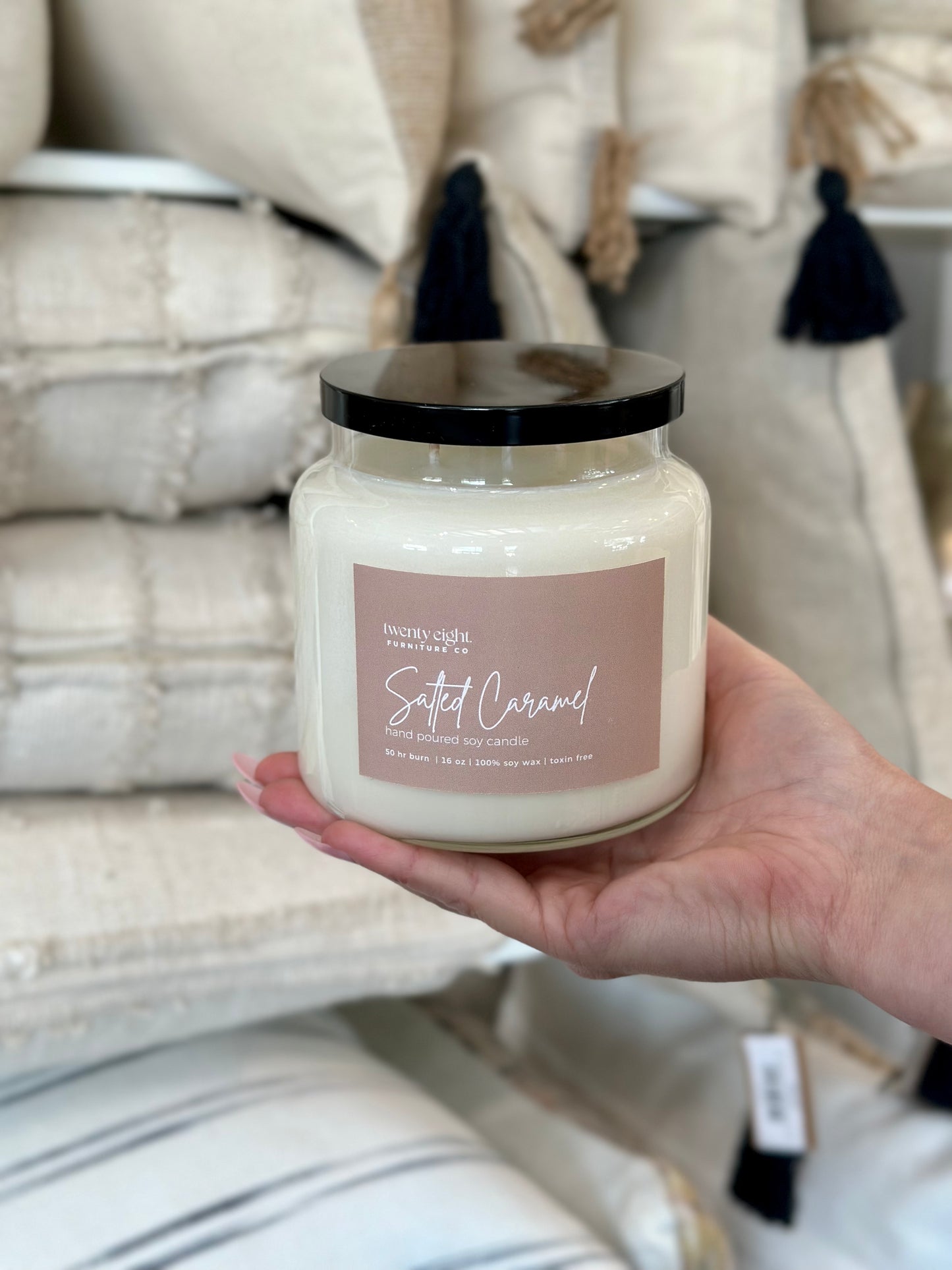 28CO 16oz Salted Carmel Candle
