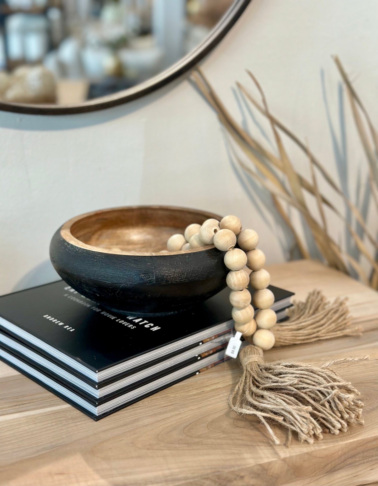 Black Wood Bowl