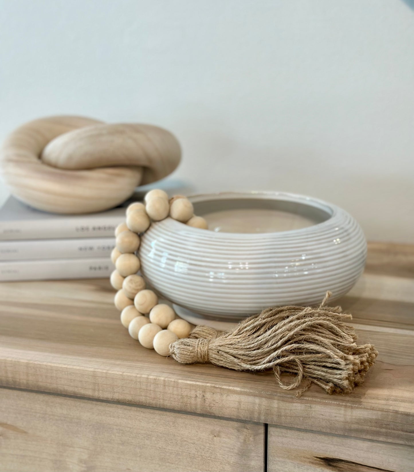 8 White Ceramic Bowl
