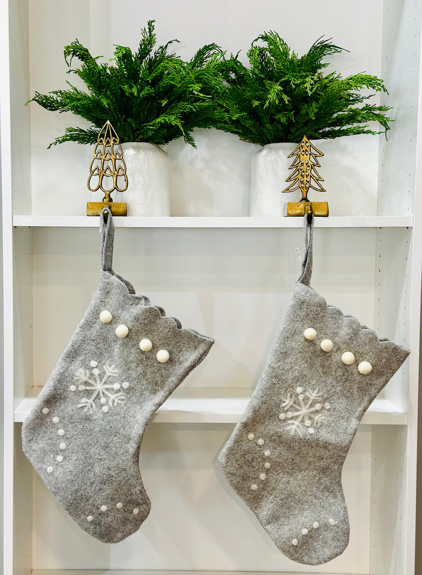 Grey Wool Stocking