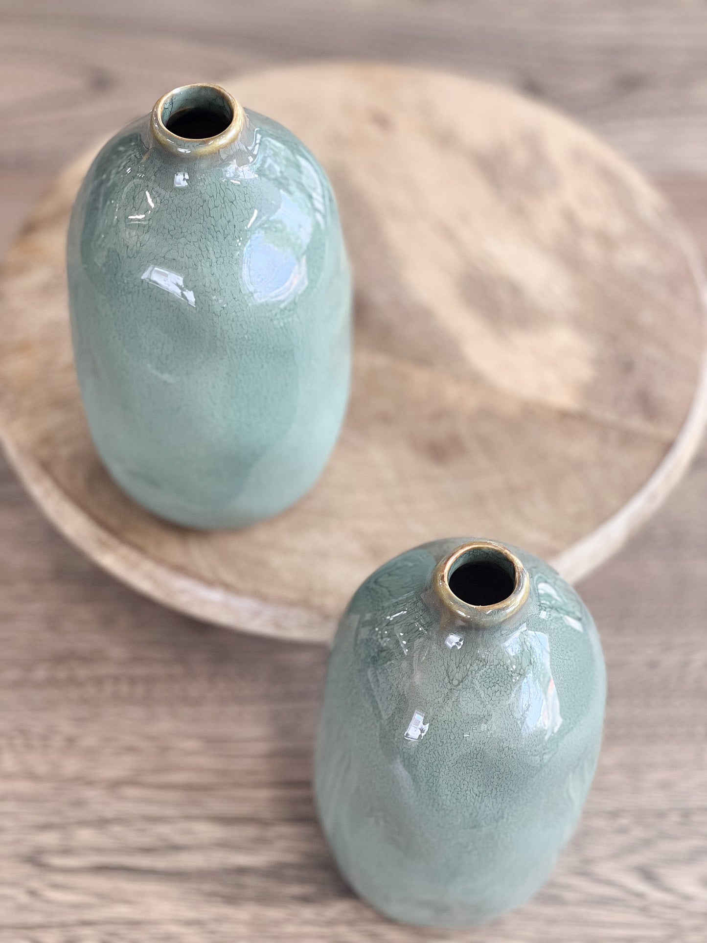 6" Green Bud Vase
