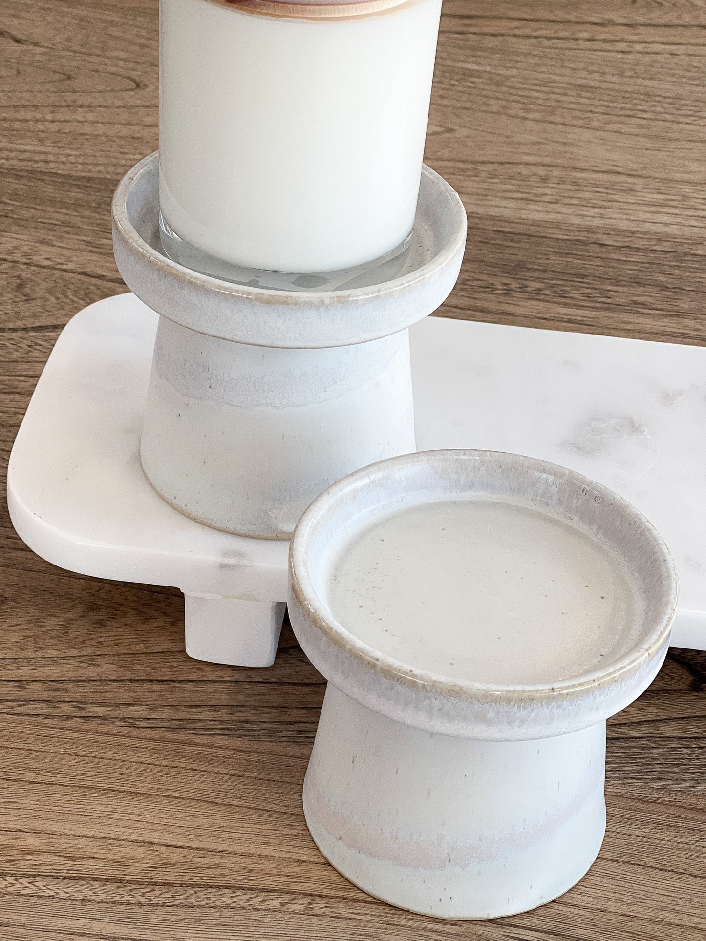 Glazed Candle Holder