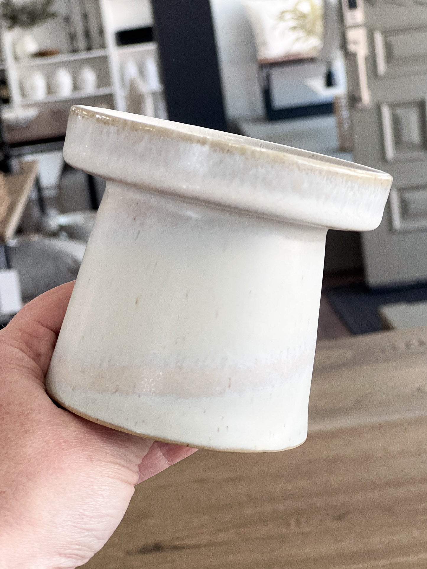 Glazed Candle Holder