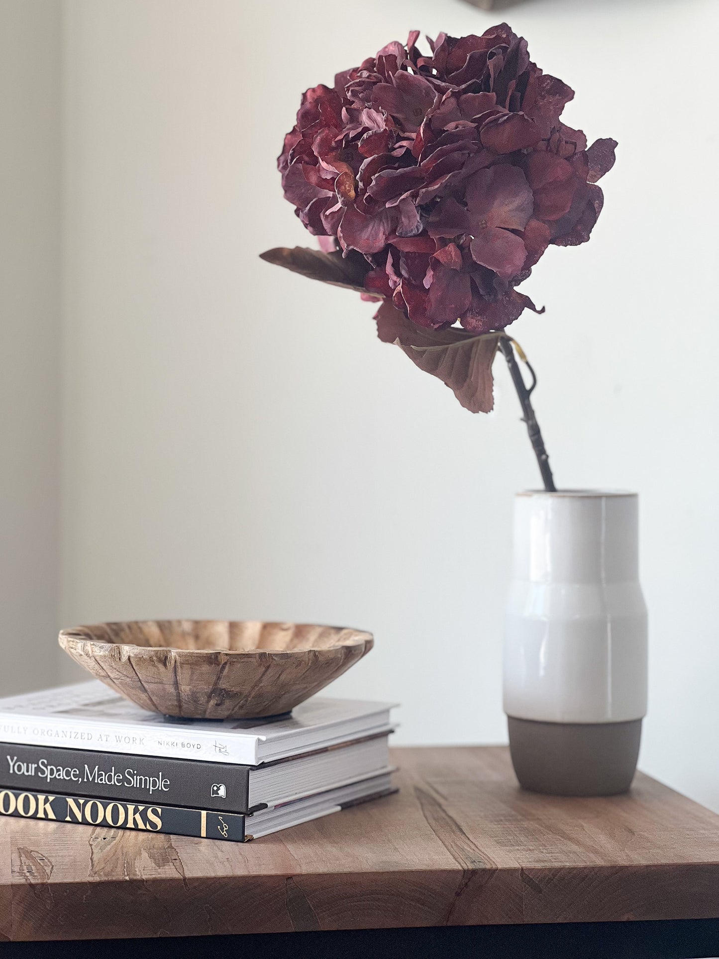 Empire Hydrangea-Burgandy