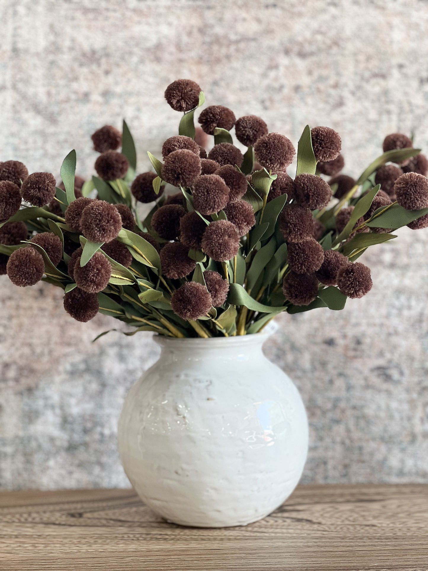 Fall Brown Poms