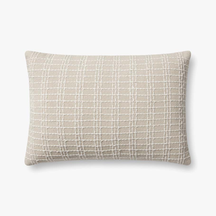16x26 Beige/Ivory Lumbar