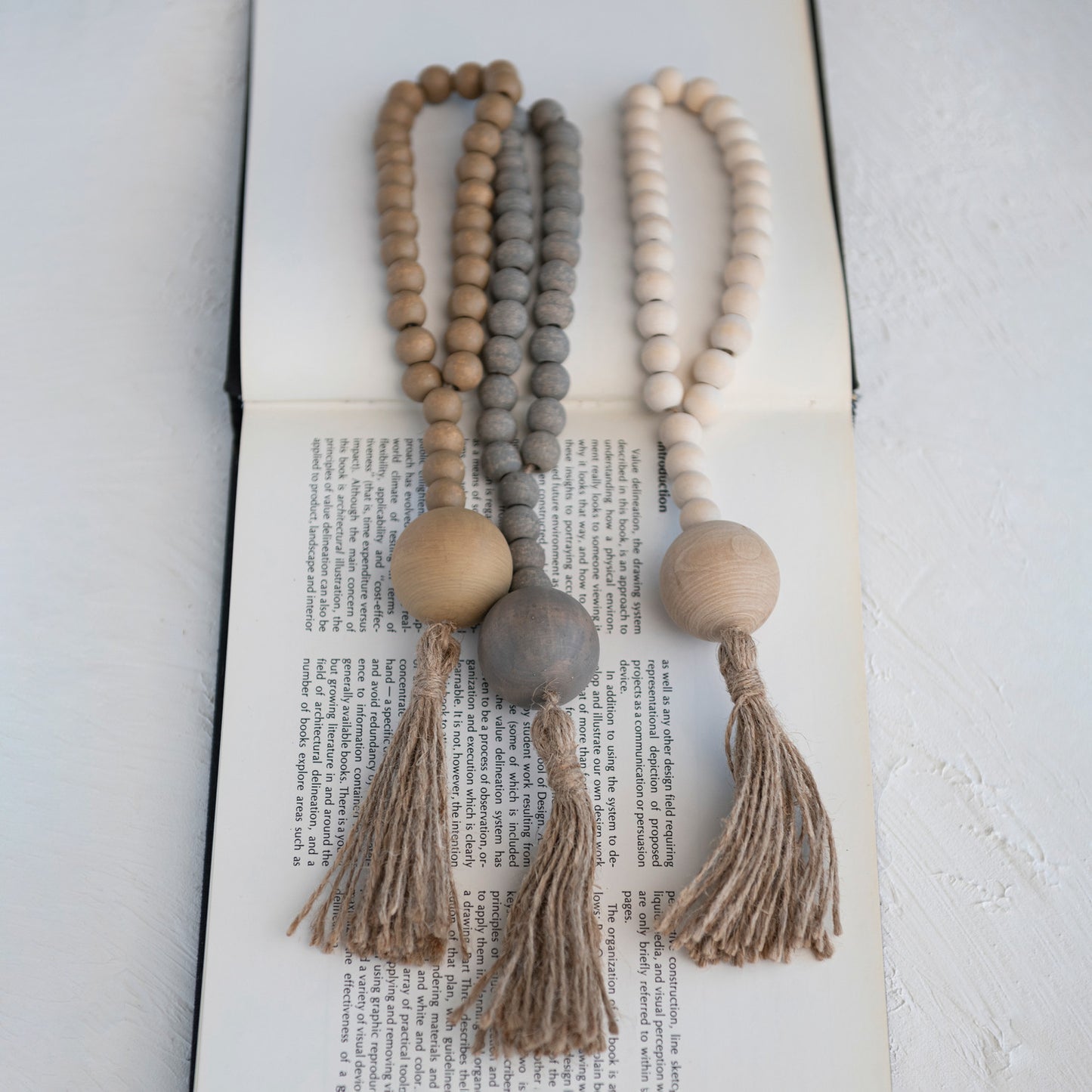 Jute Tassel Beads