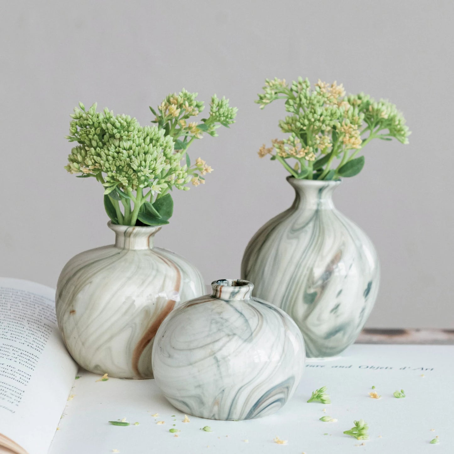 Marble Design Vase