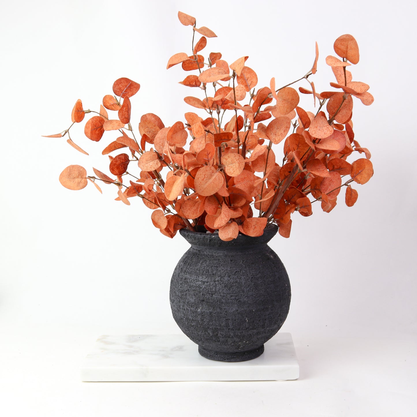 7" Black Round Pot