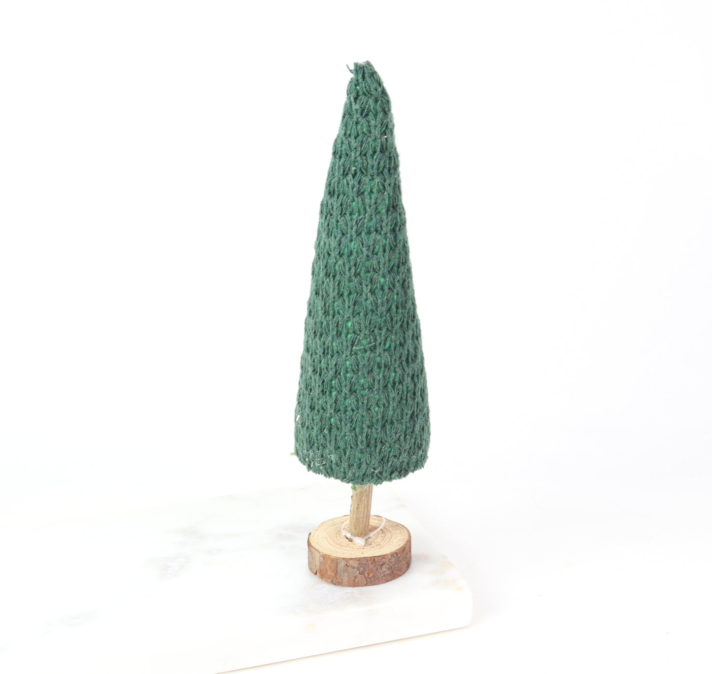 Mini Fabric Tree Wood Base