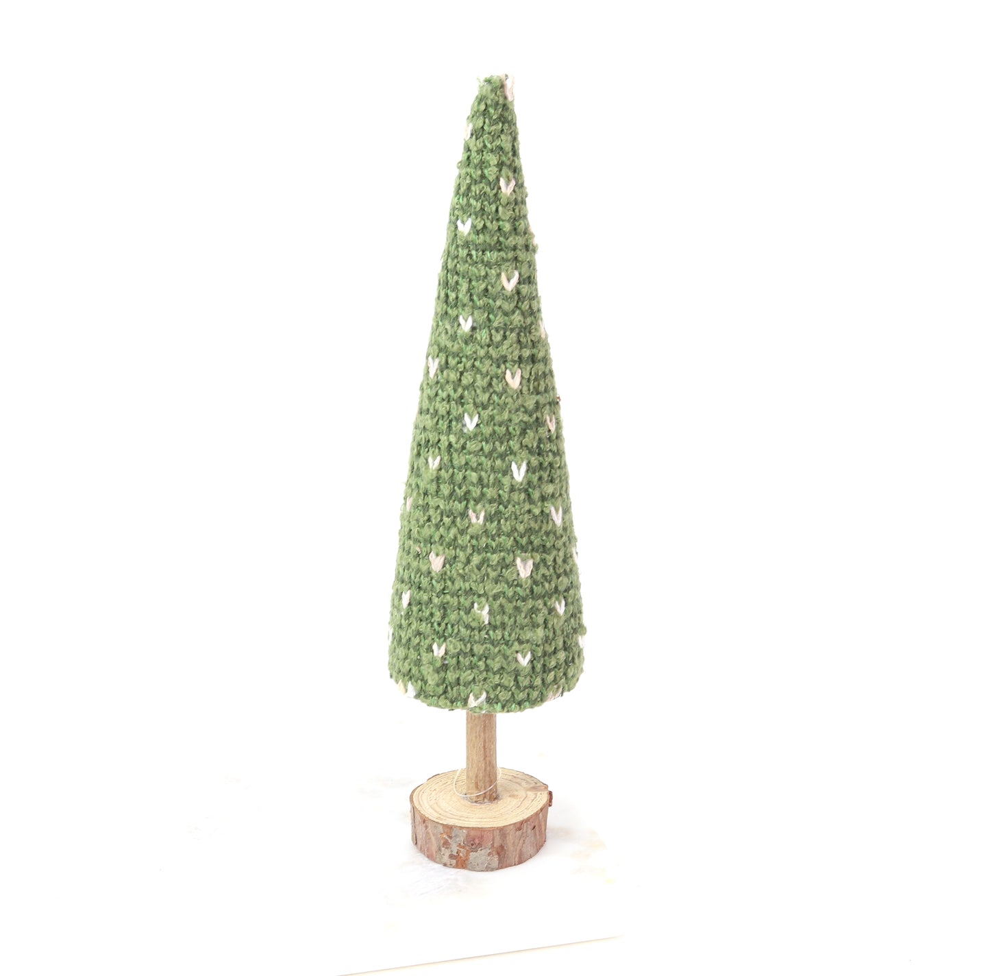 Mini Fabric Tree Wood Base