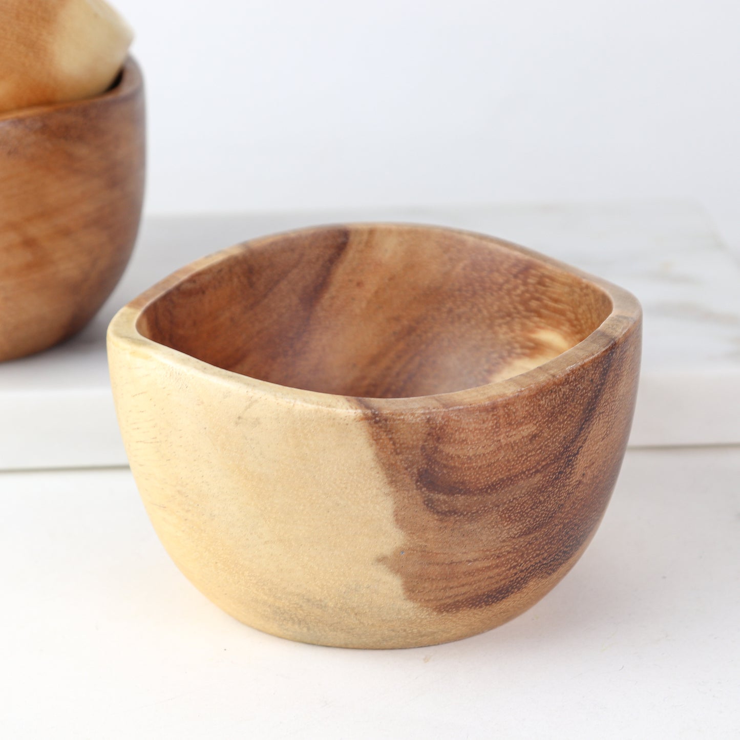 Acacia Wood Bowl 4x2