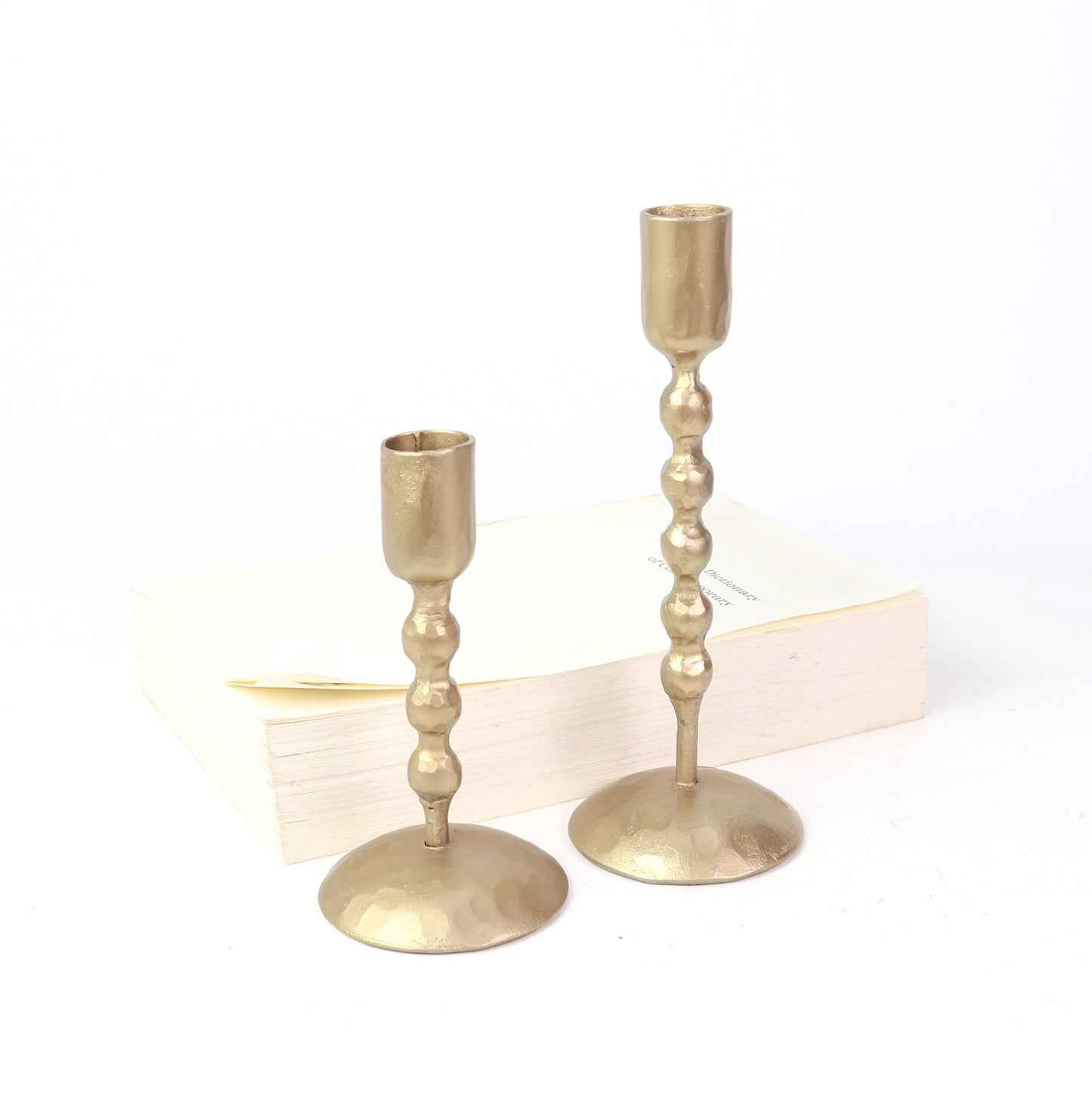 Antique Brass Candle Holder