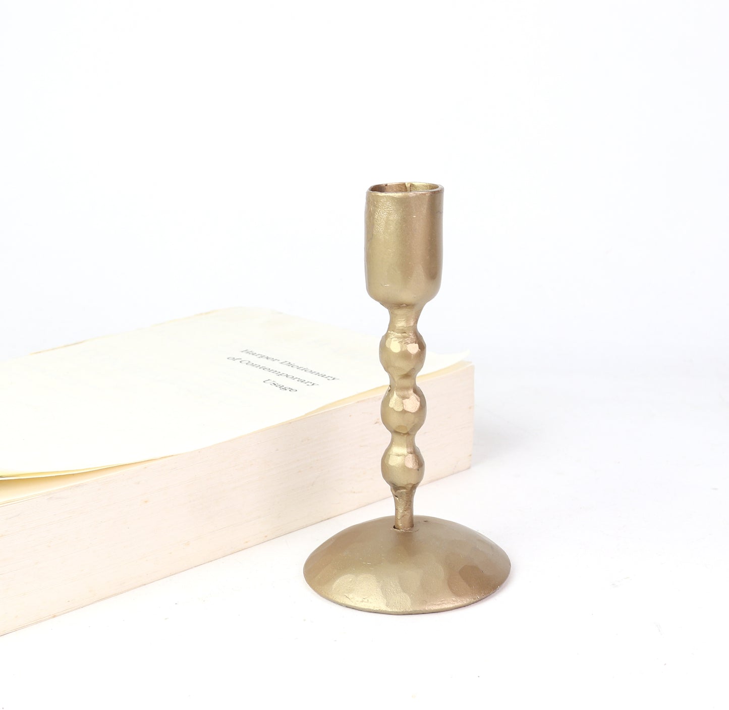 Antique Brass Candle Holder