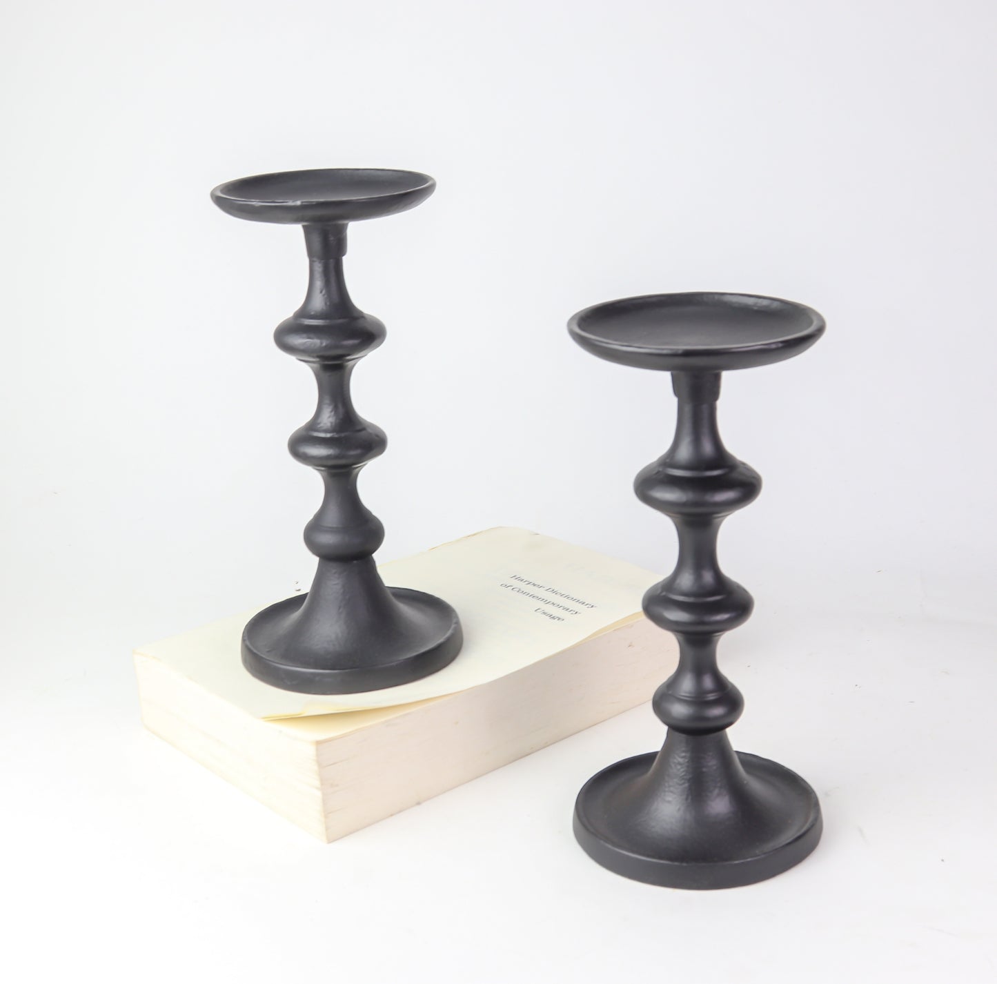 8" Blk Candlestick