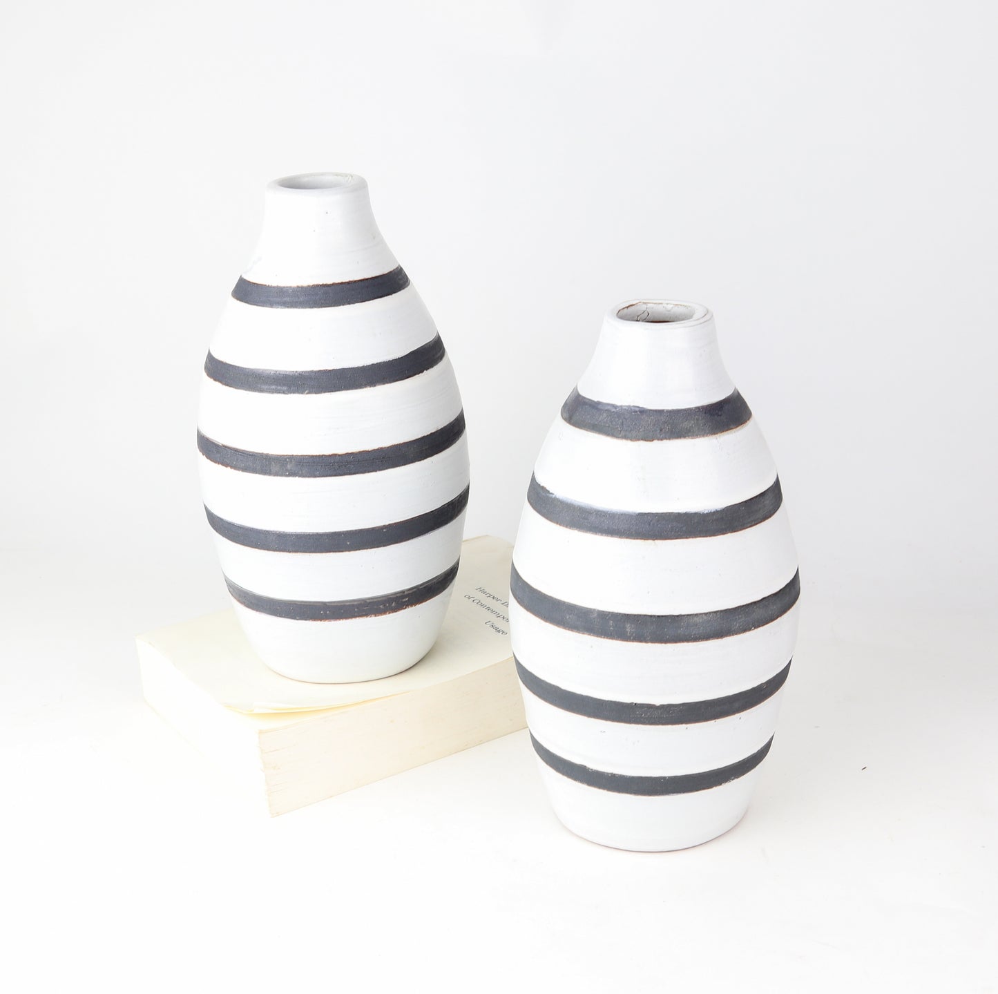 Black Stripe Vase