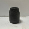 6.3" Black Terracotta Vase