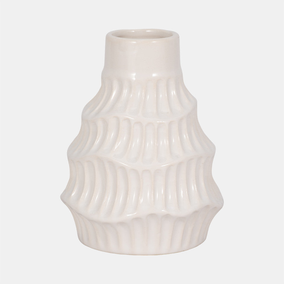6" Wavy Vase