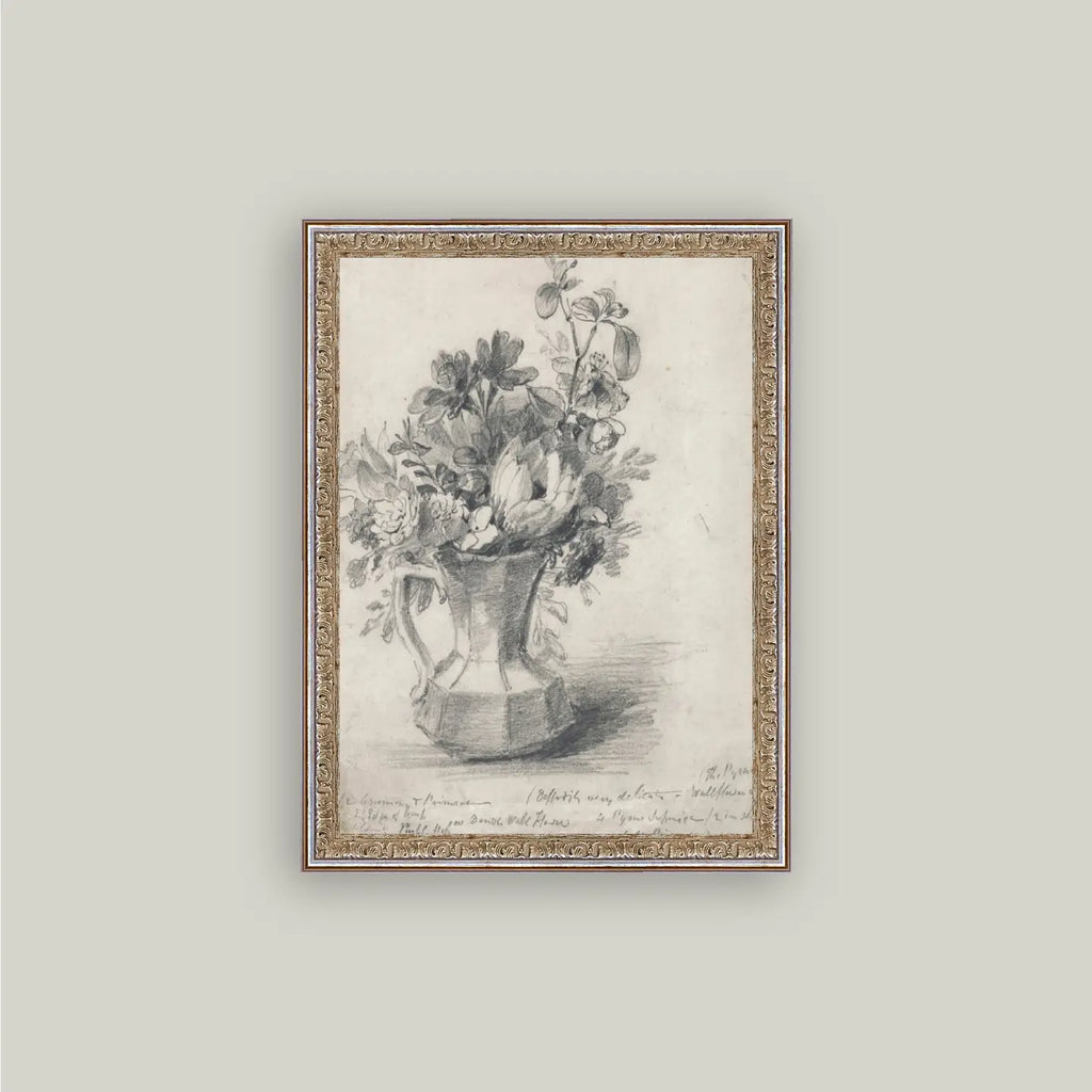 5x7 Sketch Flowers