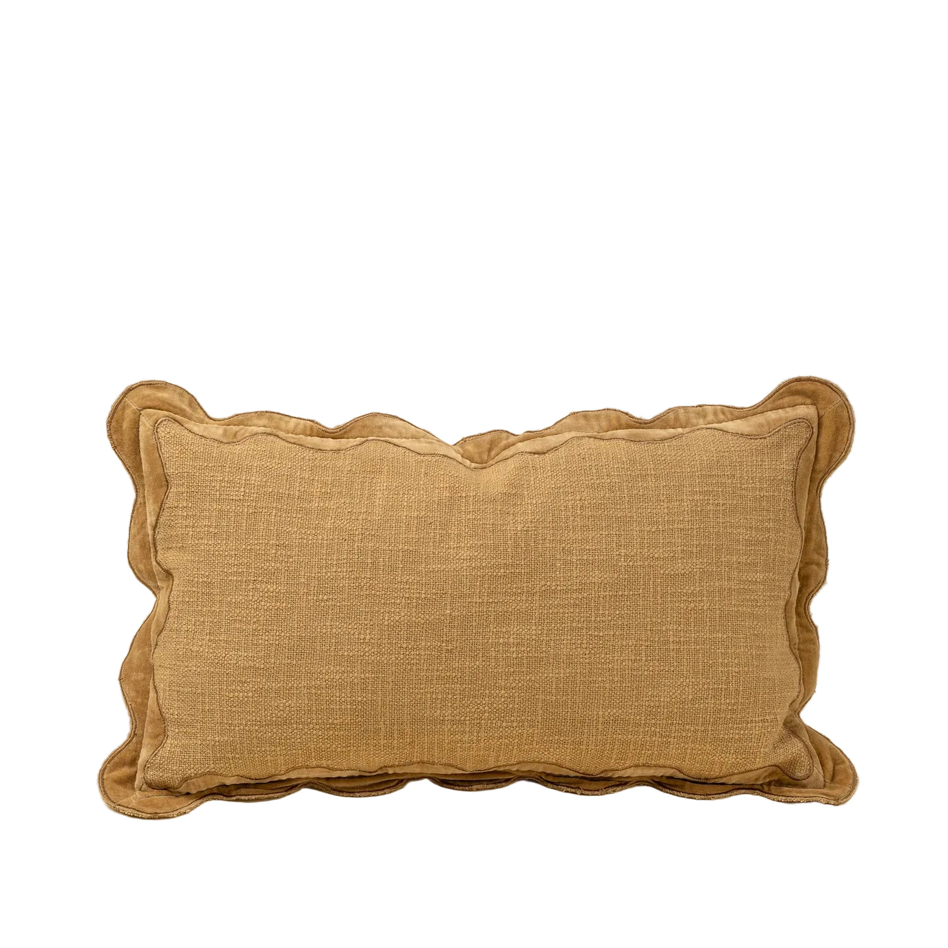 21" x 12" Gold Scallop Lumbar