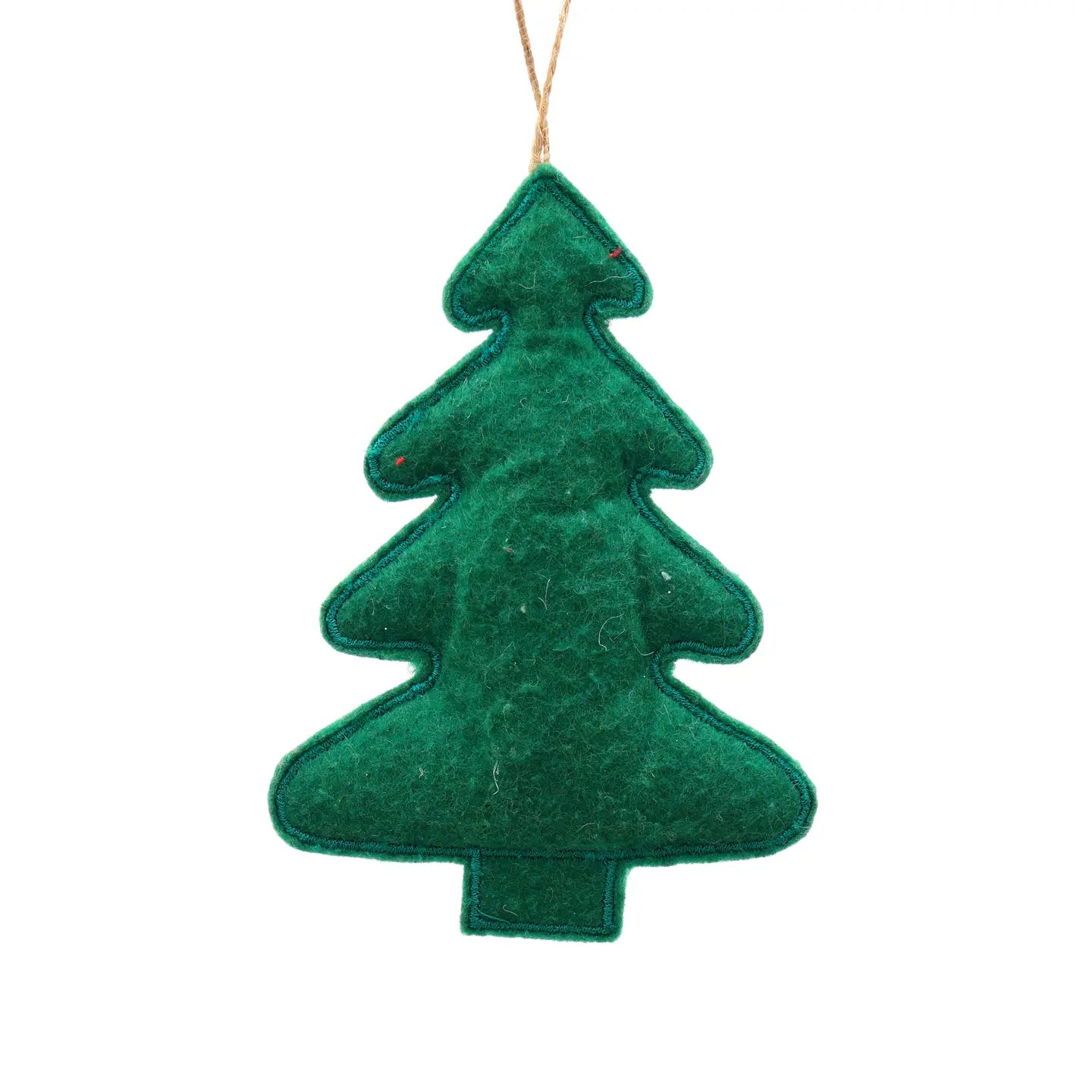 Hanging Tree Green/Red Ornament | 5"