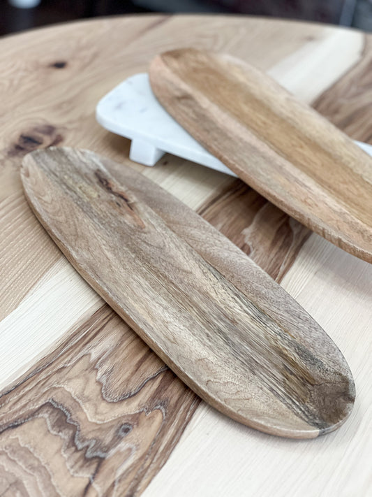Oval Mango Wood Tray