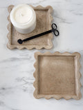 Square Travertine Tray