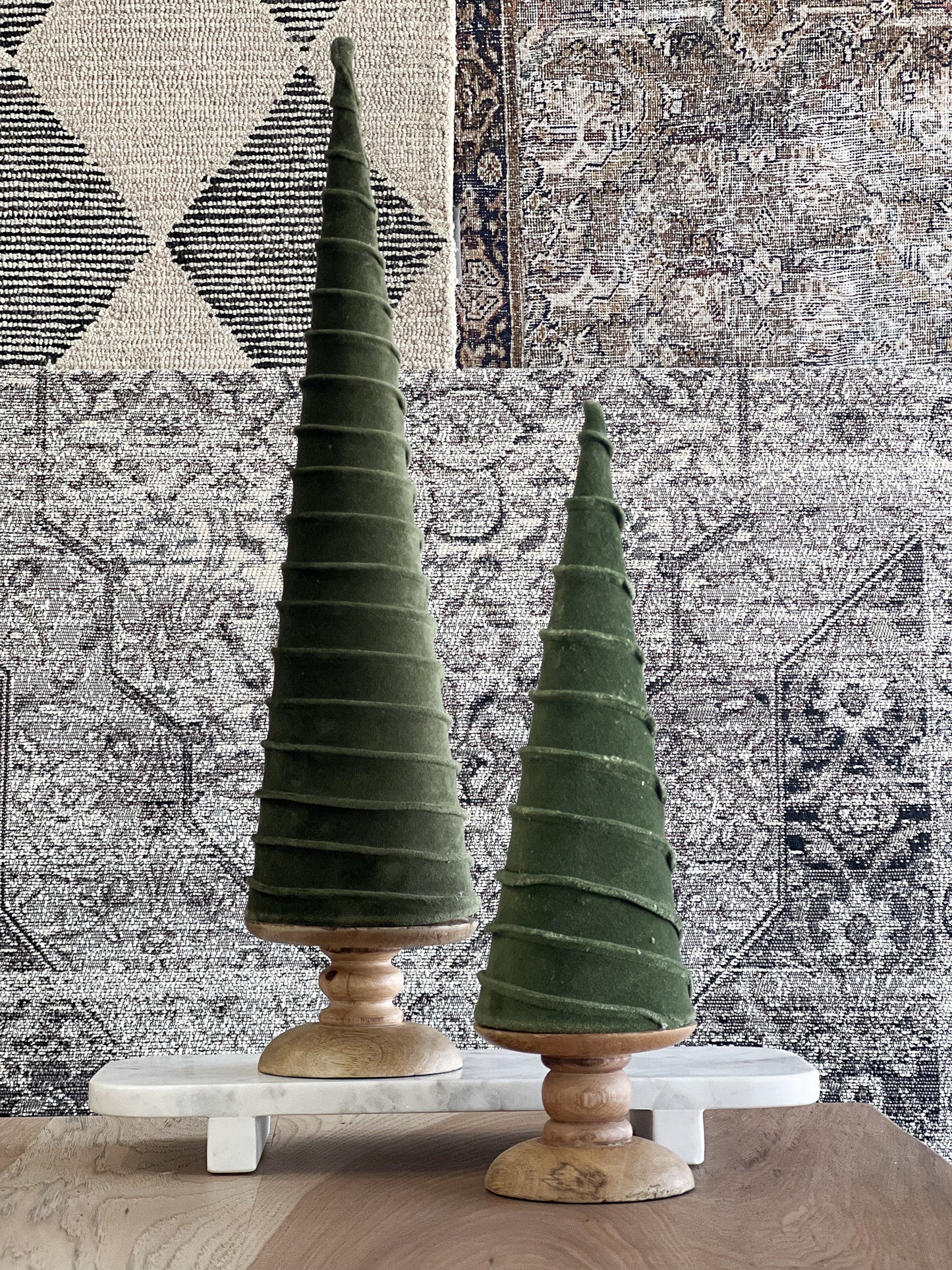 Green Velvet Cone Tree