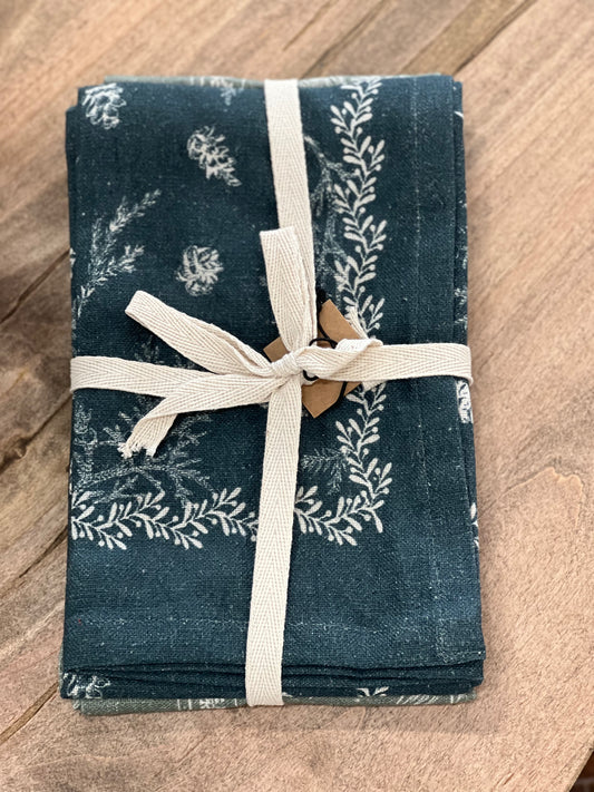 Pine Bough Tea Towel Set