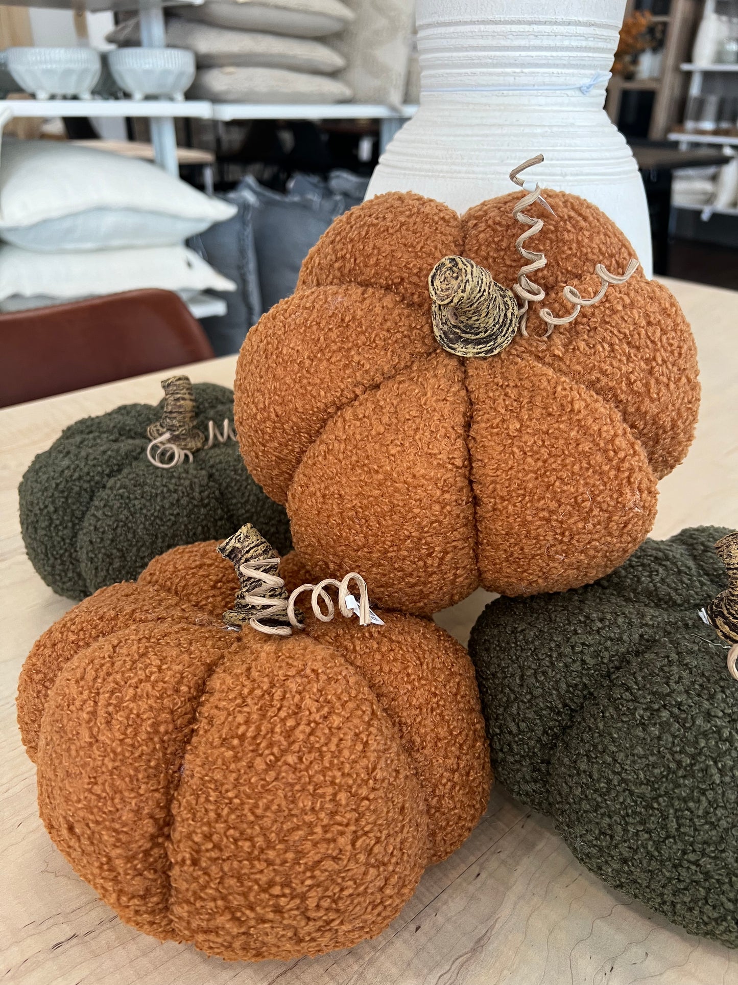 Fall Boucle Pumpkin