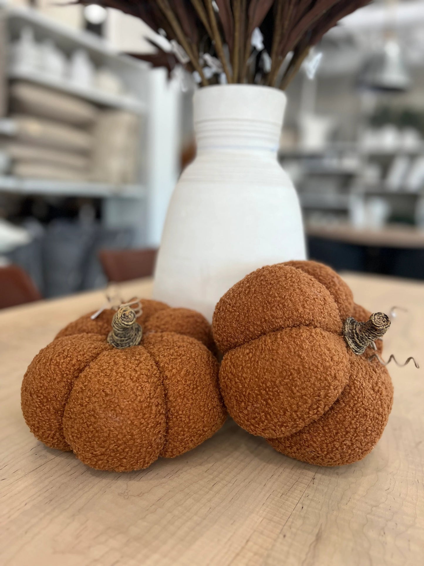 Fall Boucle Pumpkin