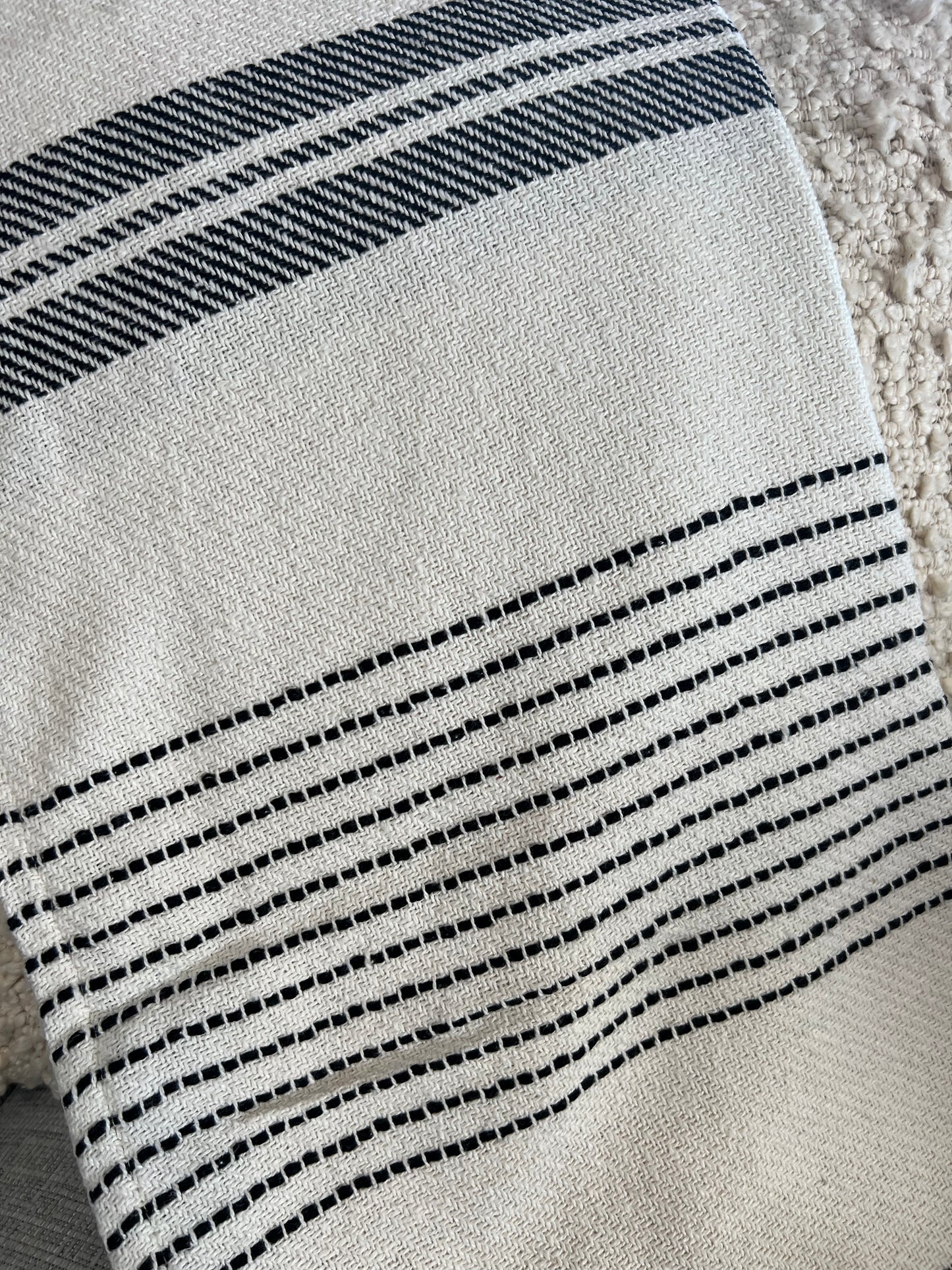 Blk/Wht Pattern Throw