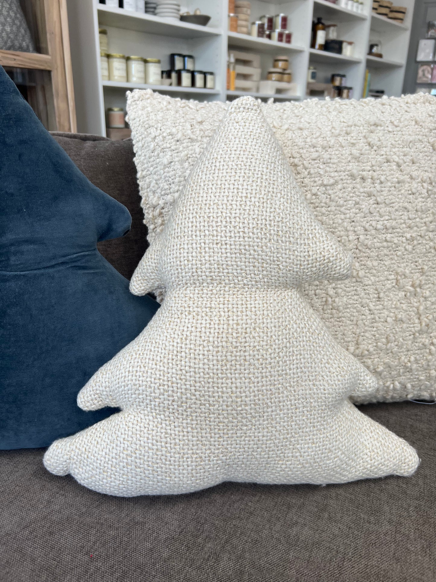 White Tree Shaped Pillow