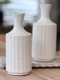 10.24" Square Pattern Vase