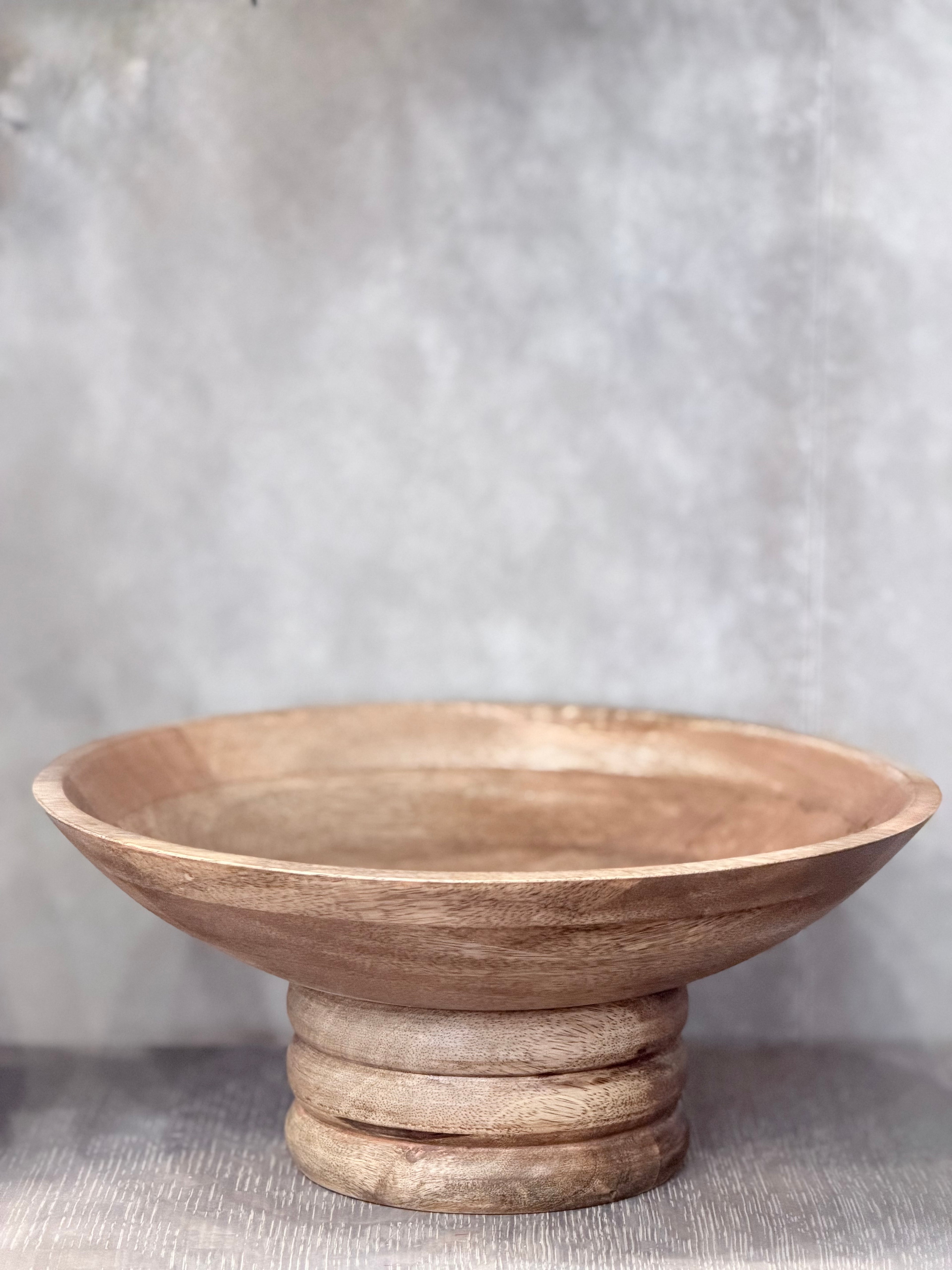 12' Round Bowl Ribbed Base