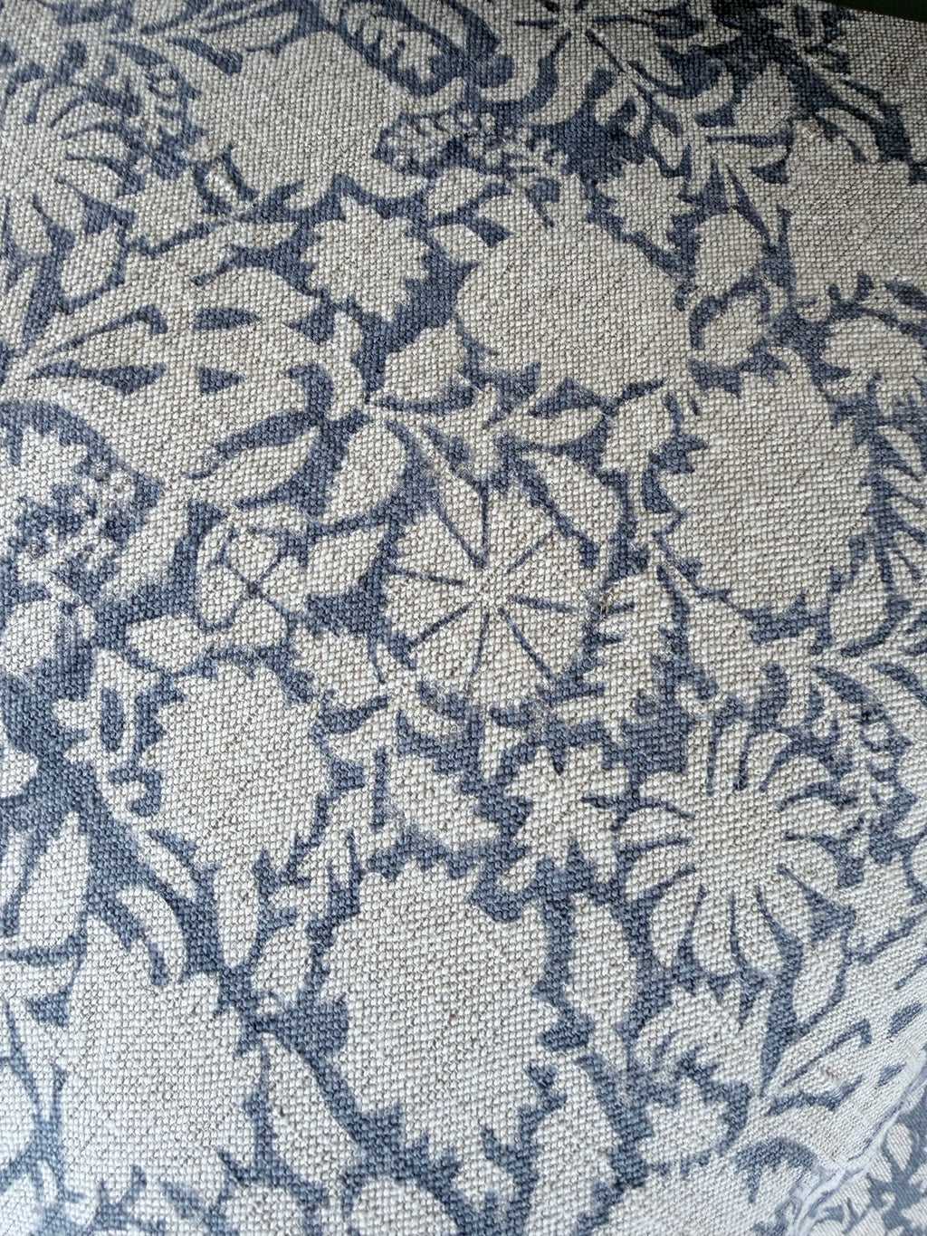 20" Blue Pinwheel Pillow