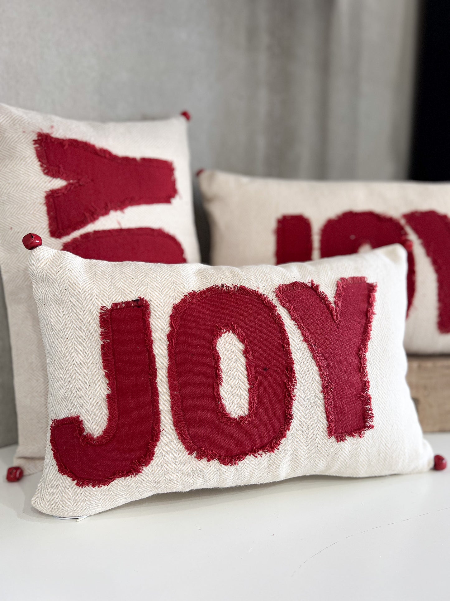 Joy and Jingle Pillow