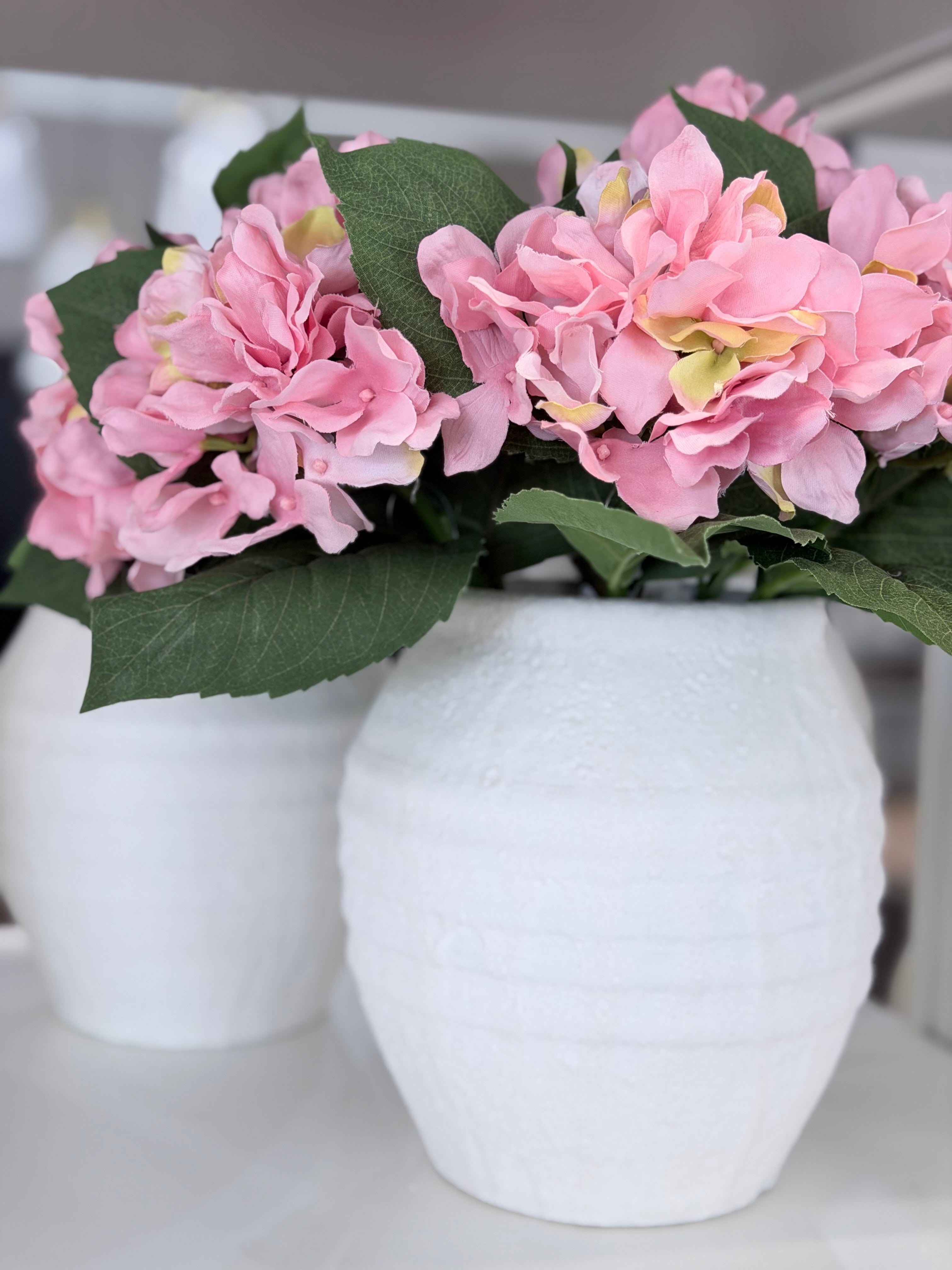 15" Pink Hydrangea