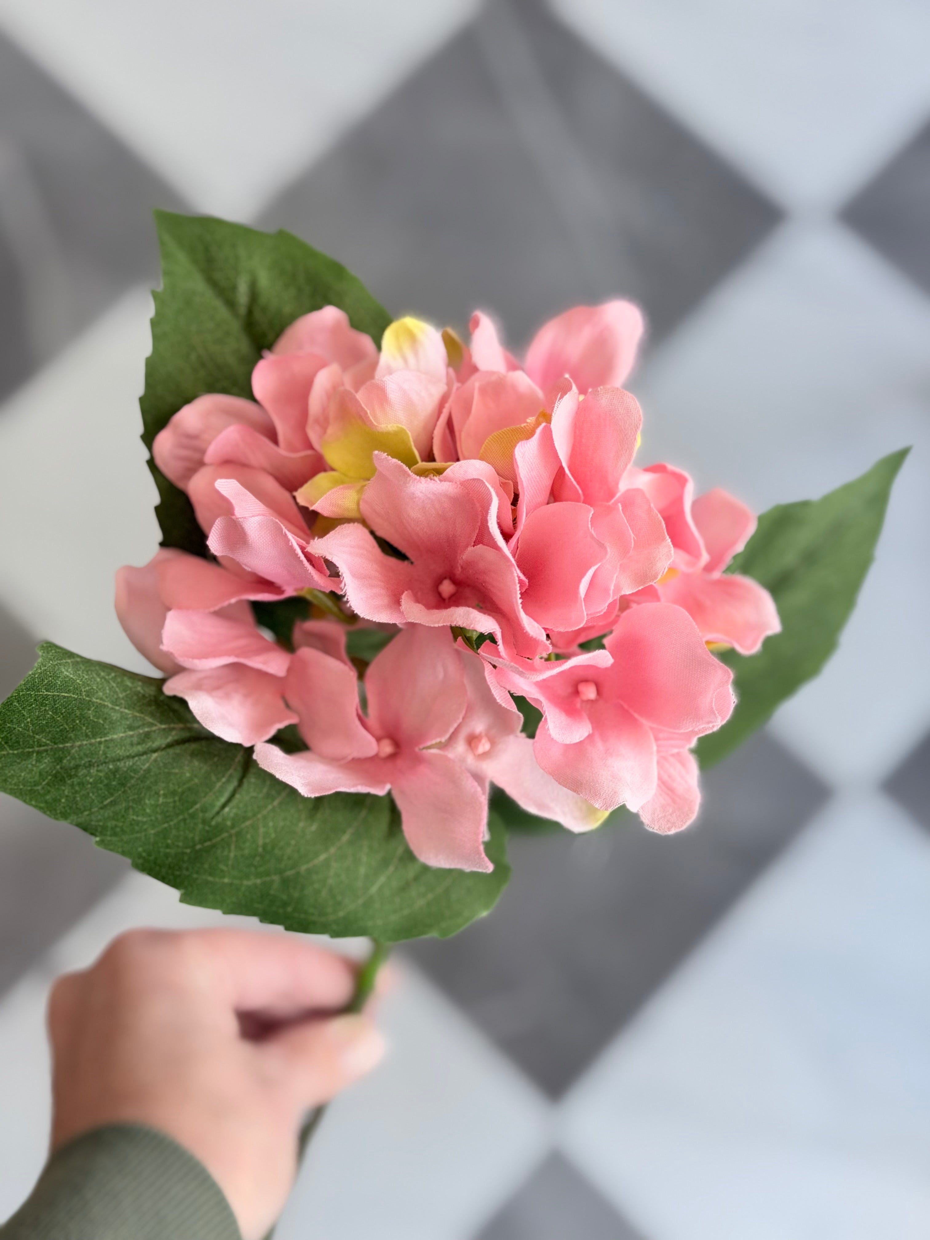 15" Pink Hydrangea