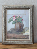8x10 Pink Rose W/Pitcher