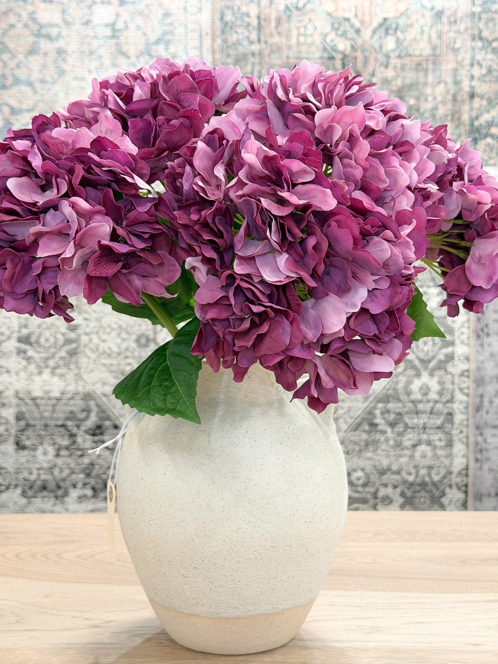20" Purple Real Touch Hydrangea