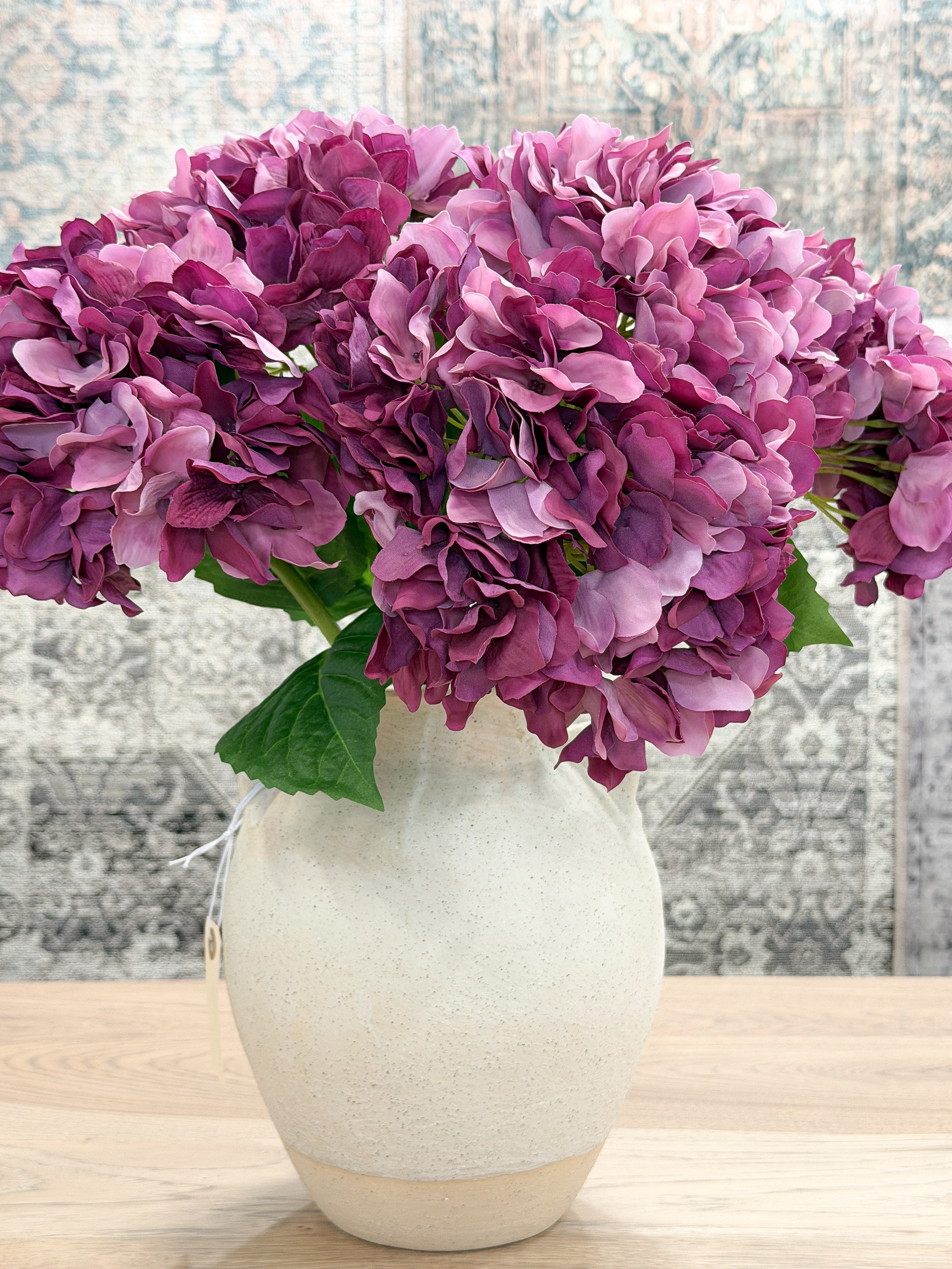 20" Purple Real Touch Hydrangea