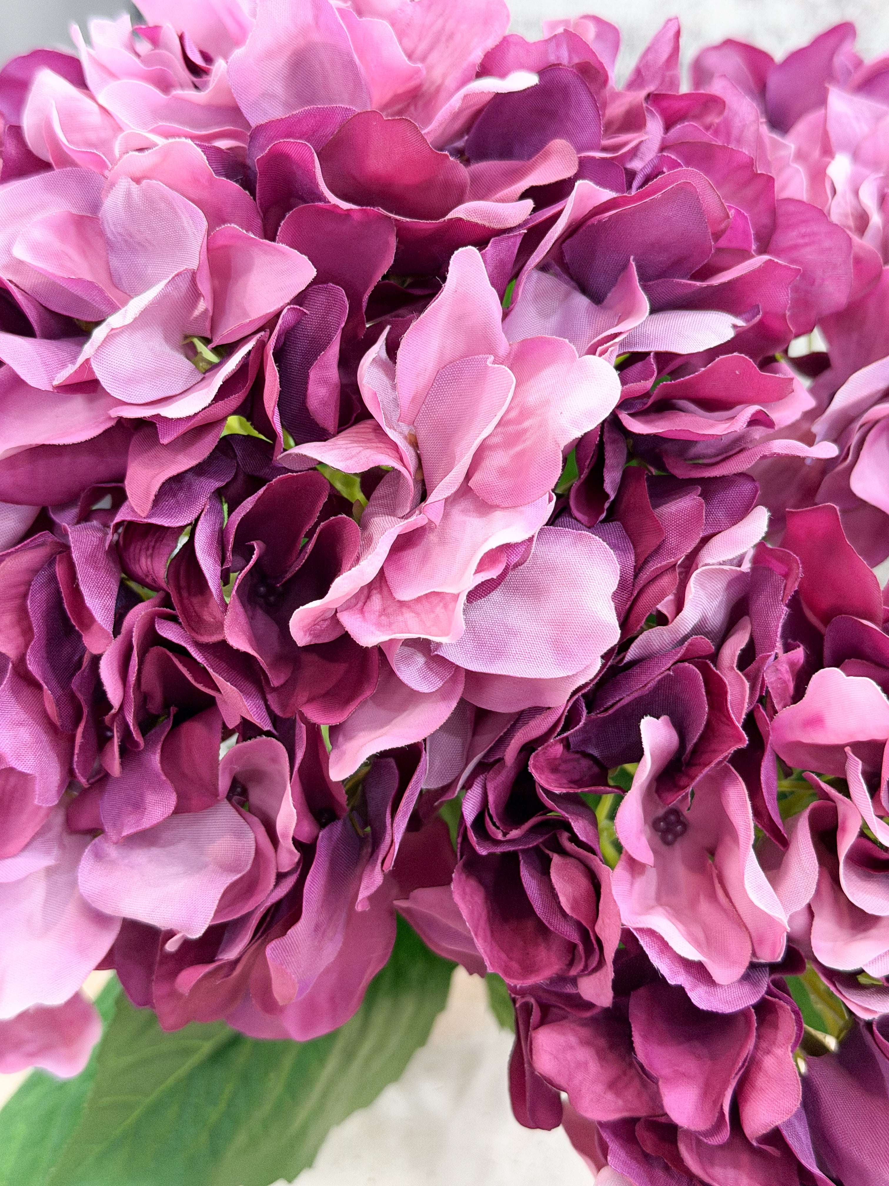 20" Purple Real Touch Hydrangea
